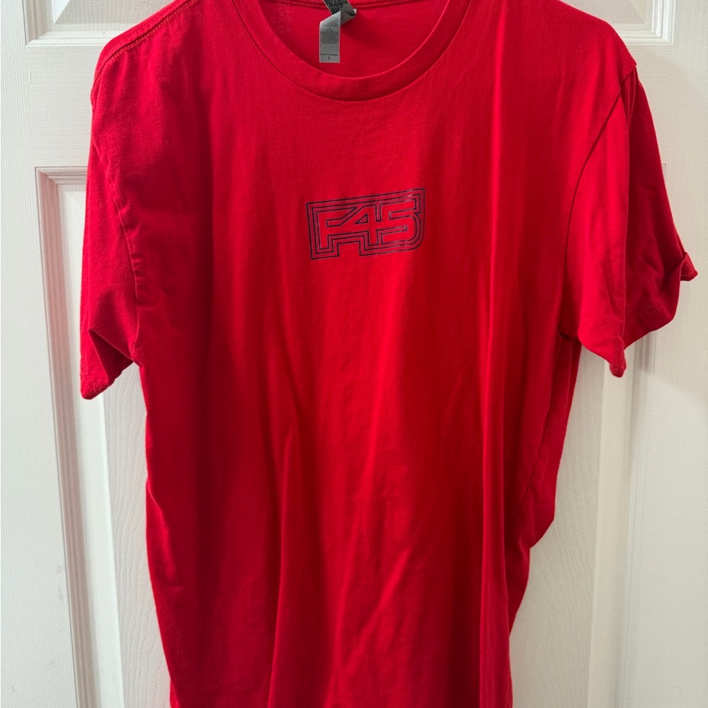 Vibrant Red Men's F45 Short Sleeve Tee